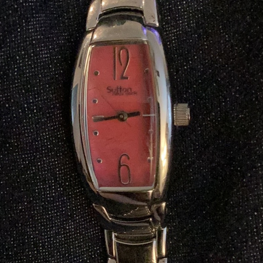 Sutton Silver Tone Bracelet Watch